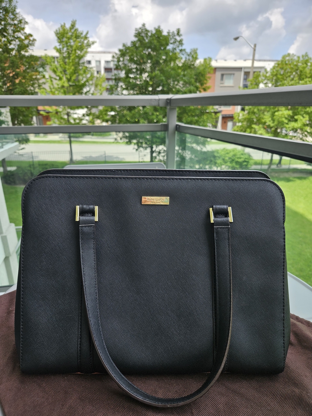 kate spade Black Leather Tote Bag - Picture 3 of 16